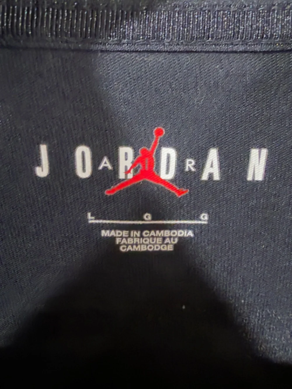 Air Jordan x Cactus Jack Logo Short Sleeve T-shirt Size Men’s Large
